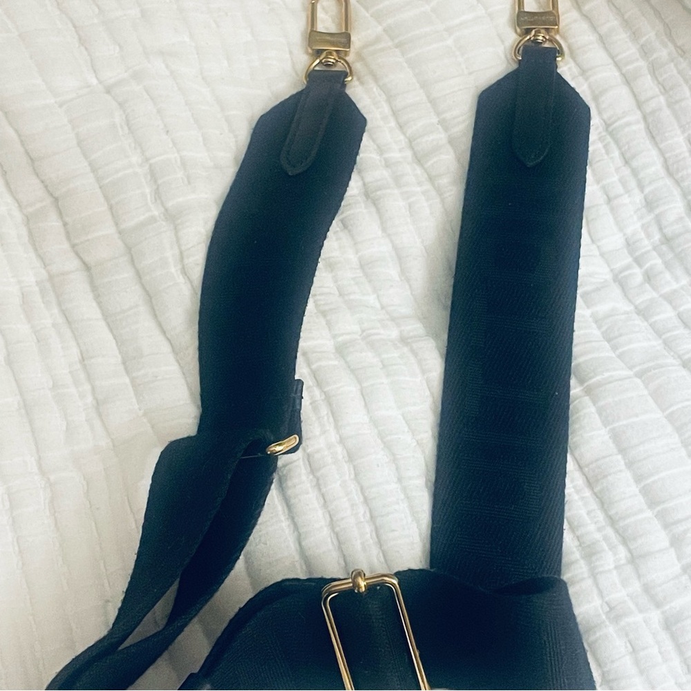 Louis Vuitton Black Webbing Shoulder Strap with Gold Hardware - Picture 2 of 6